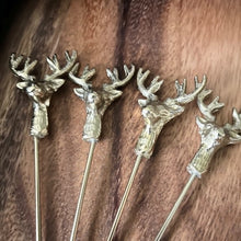 Load image into Gallery viewer, Reindeer Head Cocktail Picks / Set of 4