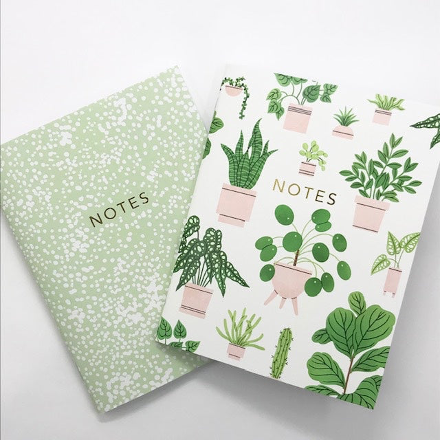 Sage Safari & Houseplants Pocket Notebooks