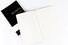 Load image into Gallery viewer, Words (Mine) Vegan Leather Cover Notebook