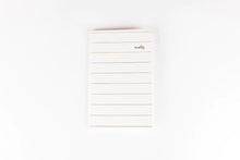 Load image into Gallery viewer, Notes (Stripes) Vegan Leather Cover Notebook