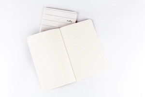Notes (Stripes) Vegan Leather Cover Notebook