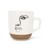 Line Drawing Face Mug